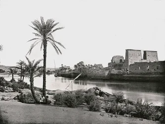 Tempio di Iside, Philae, Egitto, 1895