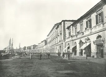 La Marina, Messina, Sicilia, Italia, 1895
