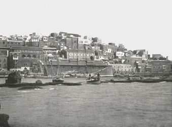 Vista dal mare, Giaffa, Palestina, 1895