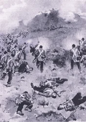 Assalto al Redan, illustrazione da British Battles on Land and Sea, 1915