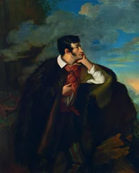 Ritratto di Adam Mickiewicz sulla roccia di Giuda