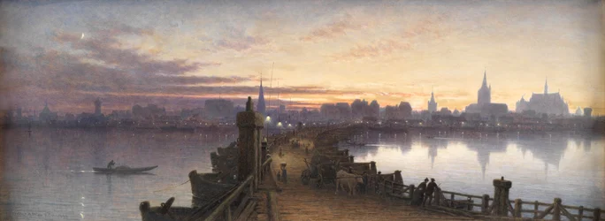 Colonia dal ponte delle barche, 1890