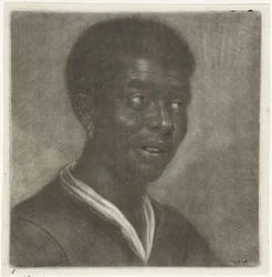 Testa di un uomo nero, ca. 1660-70
