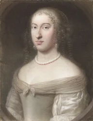 Ritratto di Maria Teresa di Spagna 1638-1683, Regina consorte di Francia e Navarra, 1660