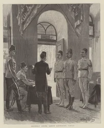 Sala ordinata, caserme di Abdin, Il Cairo, India