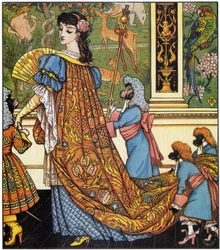 "La bellezza e il ritmo": Illustrazione di Walter Crane (1845-1915)