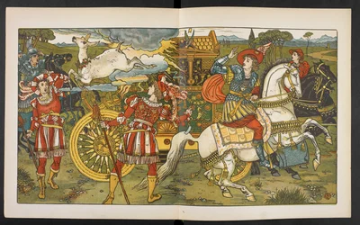 Illustrazione per la Cerva nel bosco