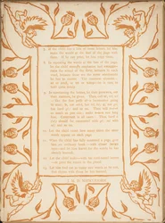 Metodo di insegnamento del Golden primer. Bordure floreali con cherubini.