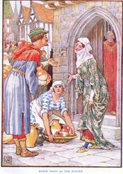 Robin Hood come il vasaio, c.1920