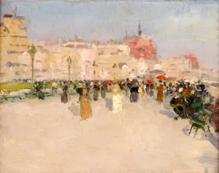 Una passeggiata sul lungomare, c.1891