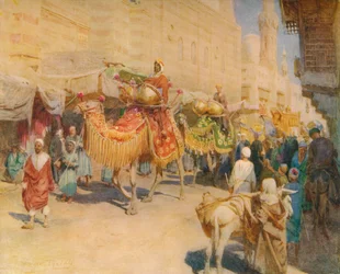 Processione di un matrimonio arabo, c1905, 1912