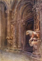 Il portico del Duomo di Traù