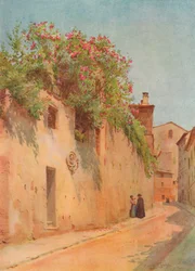 Via Delle Sperandie, Siena, c1900