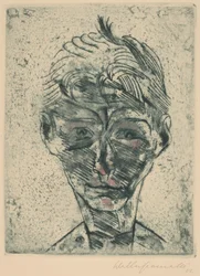 Busto di un giovane uomo, Autoritratto