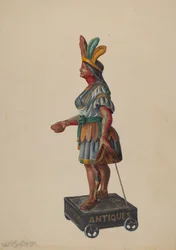 Indiano del negozio di sigari, c. 1936