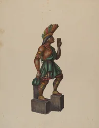Indiano del negozio di sigari, c. 1936