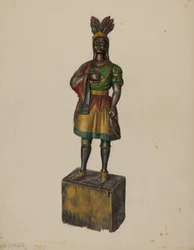 Indiano del negozio di sigari, c. 1936