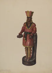 Indiano del negozio di sigari, c. 1936