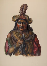 Indiano del negozio di sigari, c. 1937