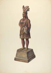 Indiano del negozio di sigari, c. 1937
