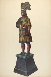 Indiano del negozio di sigari, c. 1937