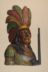 Indiano del negozio di sigari