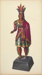Indiano del negozio di sigari