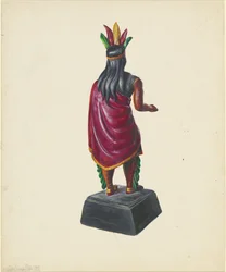 Indiano del negozio di sigari, c. 1937
