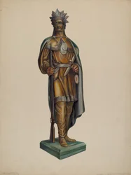 Indiano del negozio di sigari