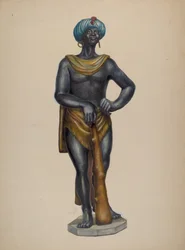 Figura di schiavo nubiano, c. 1937