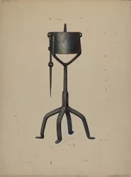 Lampada a olio, c. 1938