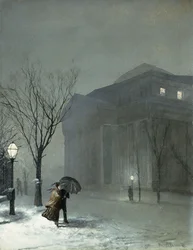 Albany nella neve