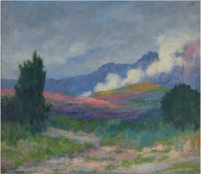 Nuvole in una catena montuosa, c.1915