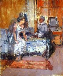 Luce solare attraverso le persiane, ca. 1912