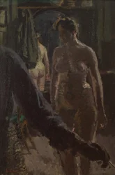 Lo studio: Il dipinto di un nudo