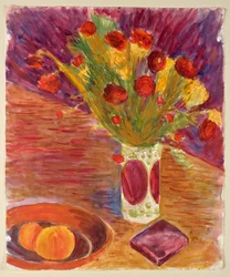 Vaso da fiori e fruttiera