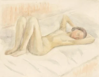 Nudo femminile reclinato