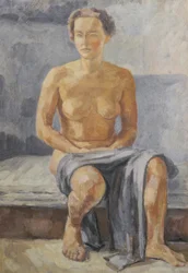 Nudo femminile seduto