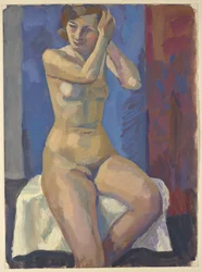 Nudo femminile seduto