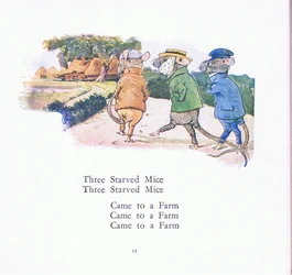 Tre topi affamati, tre topi affamati, venuti in una fattoria