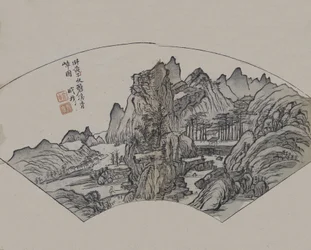Emerald Streams and Verdant Cliffs di Huang Gongwang, prima edizione