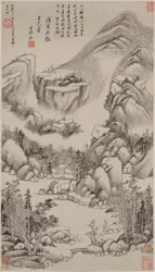 Paesaggio nello stile di Huang Gongwang
