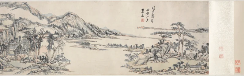Picchi verdi sotto cielo limpido: Dopo Huang Gongwang, 1703-1708