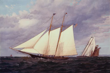 La Cornelia alla regata del New York Yacht Club, 11 giugno