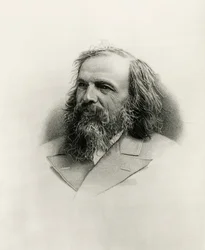 Ritratto di Dmitri Ivanovich Mendeleev