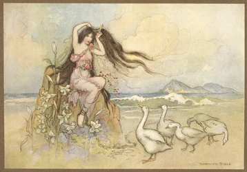 Marziella sulla riva del mare, da 