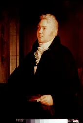 Ritratto di Samuel Taylor Coleridge (1772 - 1834) poeta, critico e filosofo inglese attribuito a Washington Allston (1779-1843) 19° secolo Londra, National Portrait Gallery