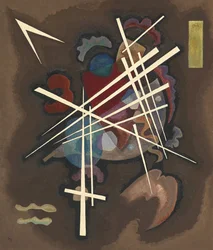 "Filet" (Rete) Dipinto di Vassily Kandinsky