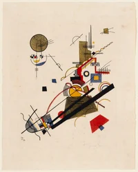 Ascesa gioiosa (da: Cartella dei maestri del Bauhaus statale, foglio 2)