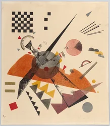 Composizione con scacchiera arancione, 1923